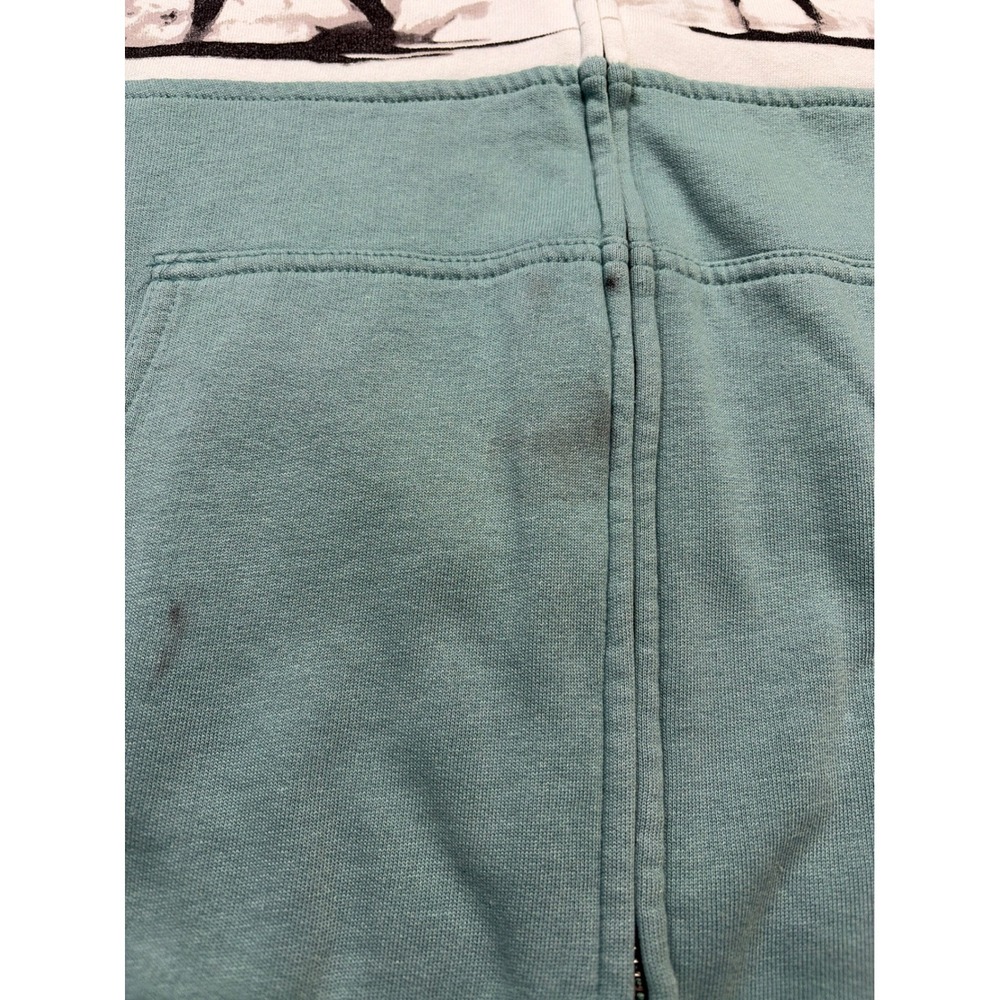 Wrangler Retro Mens Green Horse Graphic Full Zip Hoodie Sweatshirt XL 10LWK558B - Picture 8 of 9